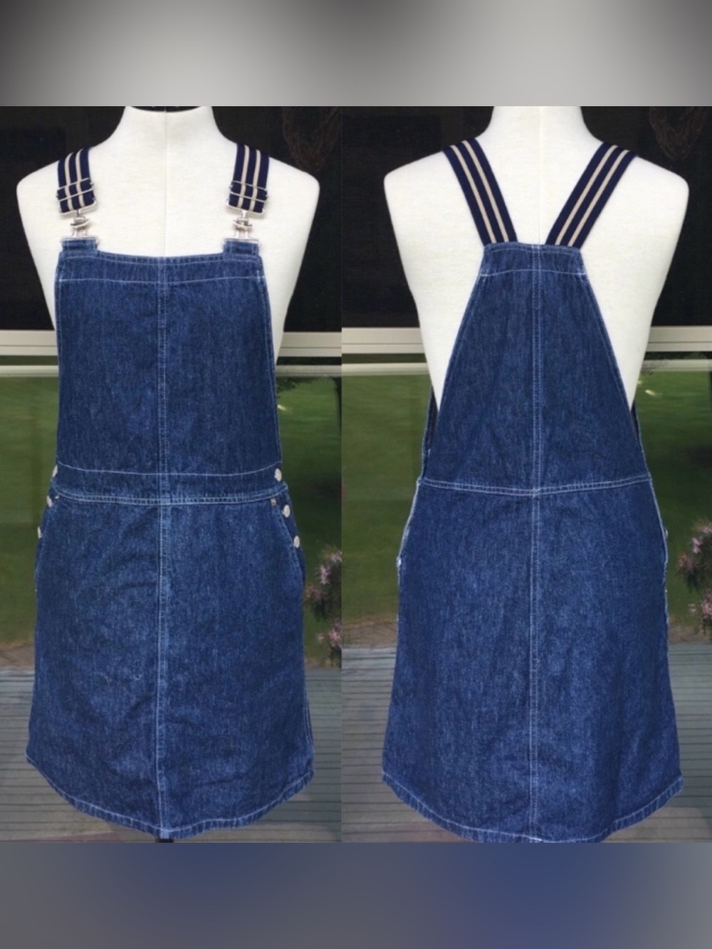 Denim Overall Dress ⭐️